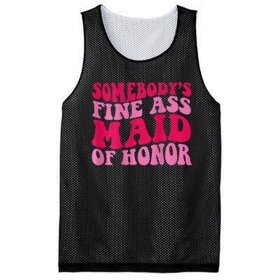 SomebodyS Fine Ass Maid Of Honor Mesh Reversible Basketball Jersey Tank