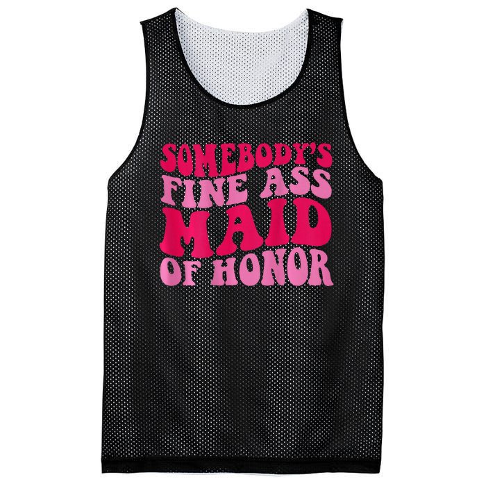 SomebodyS Fine Ass Maid Of Honor Mesh Reversible Basketball Jersey Tank