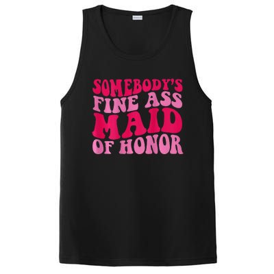 SomebodyS Fine Ass Maid Of Honor PosiCharge Competitor Tank