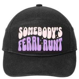 SomebodyS Feral Aunt 7-Panel Snapback Hat