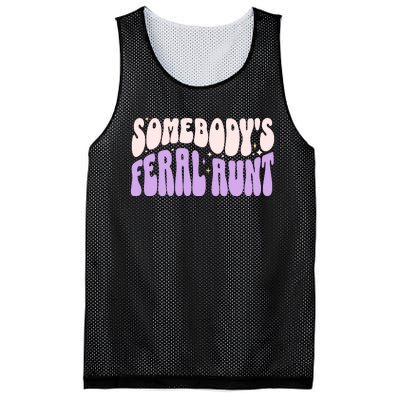 SomebodyS Feral Aunt Mesh Reversible Basketball Jersey Tank