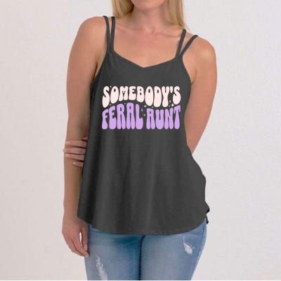 SomebodyS Feral Aunt Women's Strappy Tank