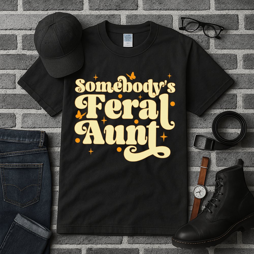 Somebody's Feral Aunt Funny aunt  Tall T-Shirt