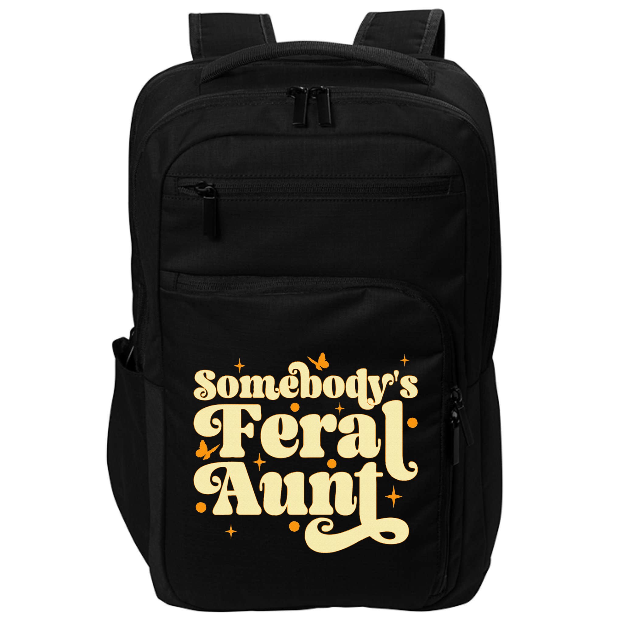 Somebody's Feral Aunt Funny aunt  Impact Tech Backpack