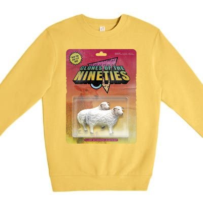 Sheep Farm Animal Toys Clones Of The Nineties Premium Crewneck Sweatshirt