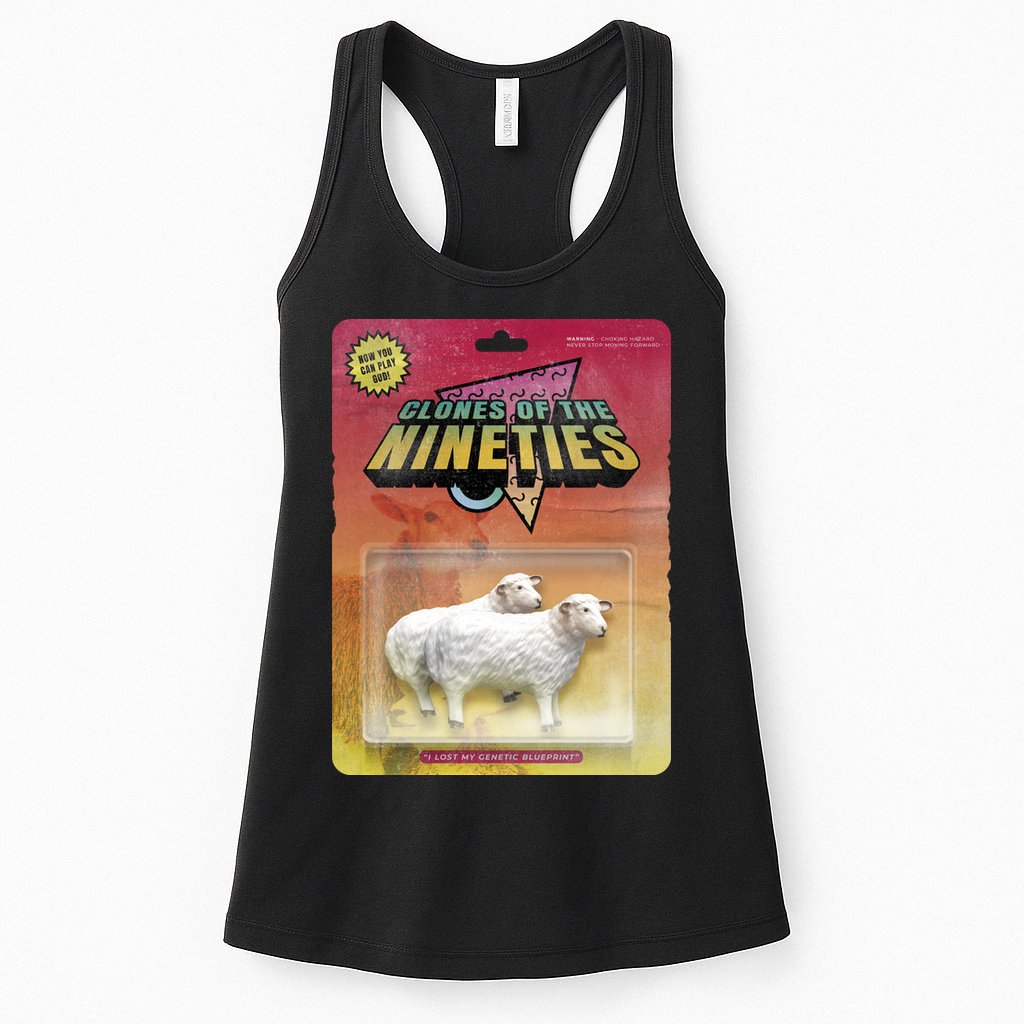 Sheep Farm Animal Toys Clones Of The Nineties Womens Tank Top
