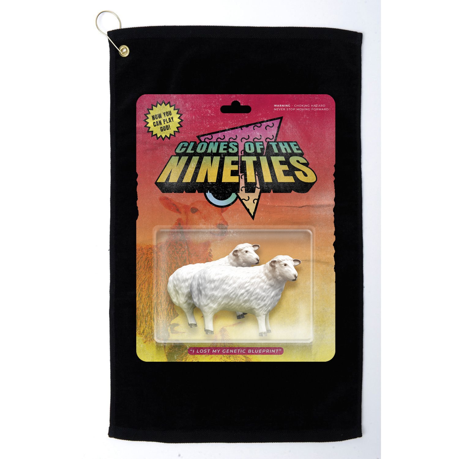 Sheep Farm Animal Toys Clones Of The Nineties Golf Towel