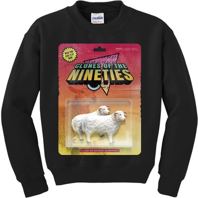 Sheep Farm Animal Toys Clones Of The Nineties Kids Sweatshirt