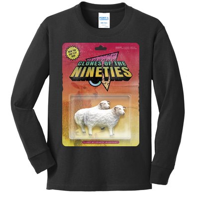 Sheep Farm Animal Toys Clones Of The Nineties Kids Long Sleeve Shirt