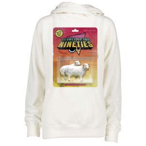 Sheep Farm Animal Toys Clones Of The Nineties Womens Funnel Neck Pullover Hood