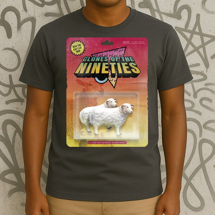 Sheep Farm Animal Toys Clones Of The Nineties T-Shirt