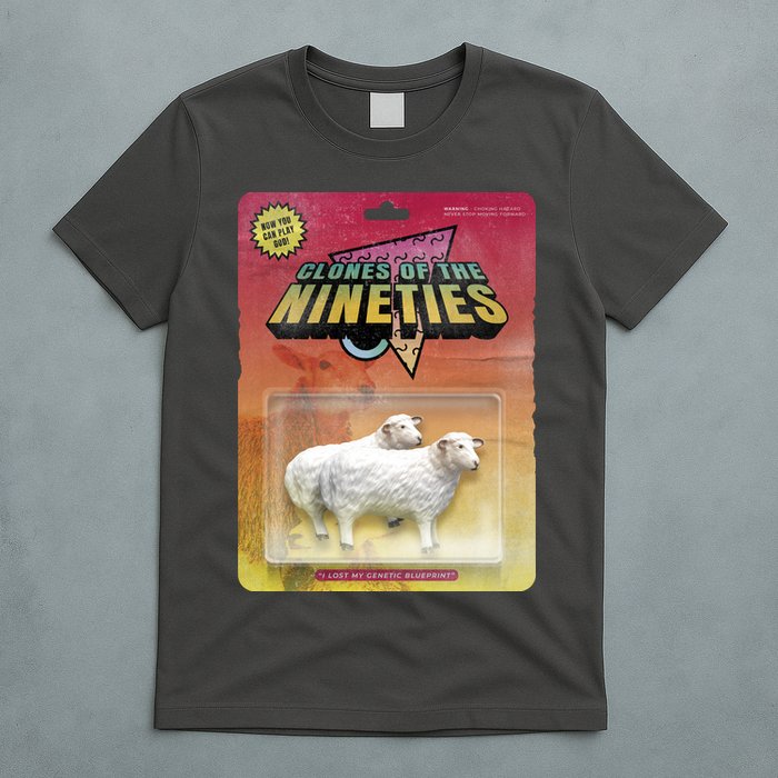 Sheep Farm Animal Toys Clones Of The Nineties T-Shirt
