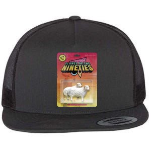 Sheep Farm Animal Toys Clones Of The Nineties Flat Bill Trucker Hat