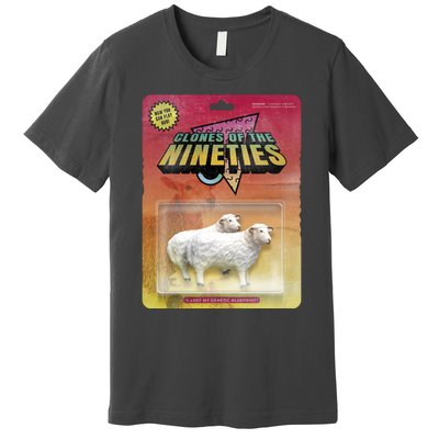 Sheep Farm Animal Toys Clones Of The Nineties Premium T-Shirt