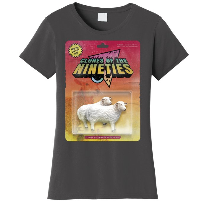 Sheep Farm Animal Toys Clones Of The Nineties Women's T-Shirt