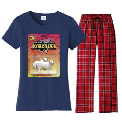 Sheep Farm Animal Toys Clones Of The Nineties Women's Flannel Pajama Set