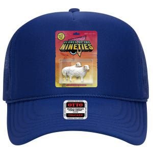 Sheep Farm Animal Toys Clones Of The Nineties High Crown Mesh Back Trucker Hat