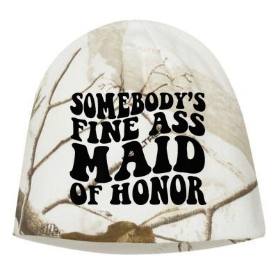 SomebodyS Fine Ass Maid Of Honor Kati - Camo Knit Beanie