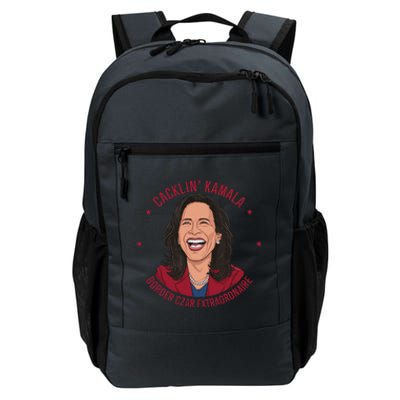 Socialdudtees Funny Anti Kamala Harris Laughing Cartoon Daily Commute Backpack