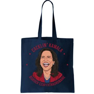 Socialdudtees Funny Anti Kamala Harris Laughing Cartoon Tote Bag