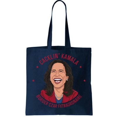 Socialdudtees Funny Anti Kamala Harris Laughing Cartoon Tote Bag