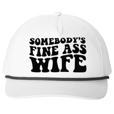 Somebodys Fine Ass Wife Snapback Five-Panel Rope Hat