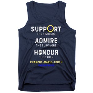 Support Fighters Admire Survivors Honour Charcotmarietooth Tank Top