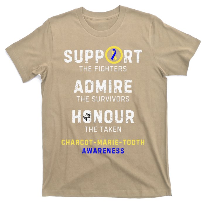 Support Fighters Admire Survivors Honour Charcotmarietooth T-Shirt