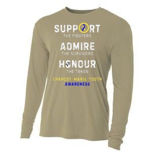 Support Fighters Admire Survivors Honour Charcotmarietooth Cooling Performance Long Sleeve Crew