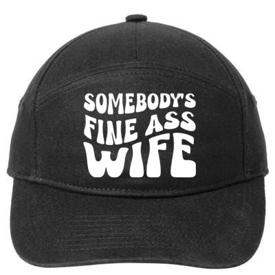 Somebodys Fine Ass Wife Cute 7-Panel Snapback Hat