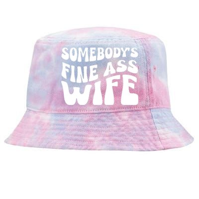 Somebodys Fine Ass Wife Cute Tie-Dyed Bucket Hat