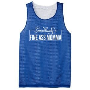 SomebodyS Fine Ass Momma Cute Gift Mesh Reversible Basketball Jersey Tank