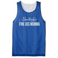 SomebodyS Fine Ass Momma Cute Gift Mesh Reversible Basketball Jersey Tank