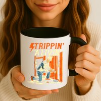 Stripping For A Living Electrician Work Electrical Worker Mug