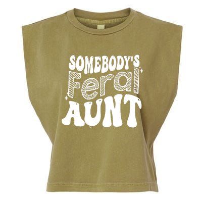 Somebody's Feral Aunt Garment-Dyed Women's Muscle Tee