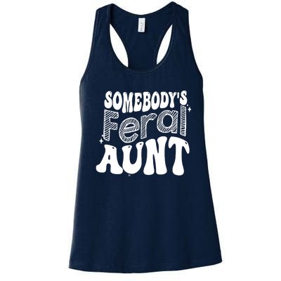 Somebody's Feral Aunt Women's Racerback Tank