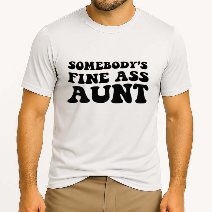Somebodys Fine Ass Aunt Cooling Performance Crew T-Shirt
