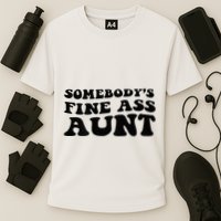 Somebodys Fine Ass Aunt Cooling Performance Crew T-Shirt