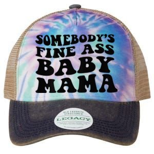 Somebodys Fine Ass Baby Mama Legacy Tie Dye Trucker Hat