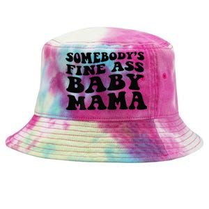 Somebodys Fine Ass Baby Mama Tie-Dyed Bucket Hat