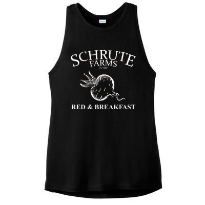 Schrute Farms Bed And Breakfast The Office Funny Ladies PosiCharge Tri-Blend Wicking Tank