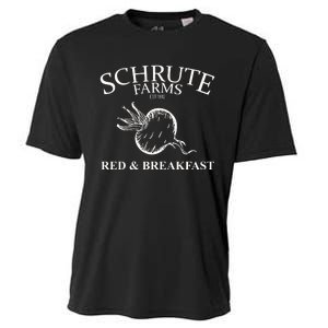 Schrute Farms Bed And Breakfast The Office Funny Cooling Performance Crew T-Shirt