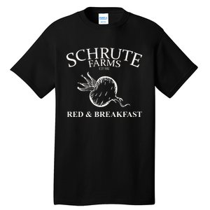 Schrute Farms Bed And Breakfast The Office Funny Tall T-Shirt