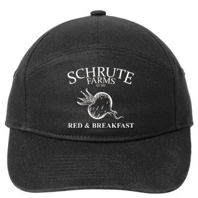 Schrute Farms Bed And Breakfast The Office Funny 7-Panel Snapback Hat