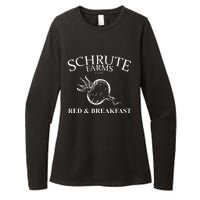 Schrute Farms Bed And Breakfast The Office Funny Womens CVC Long Sleeve Shirt