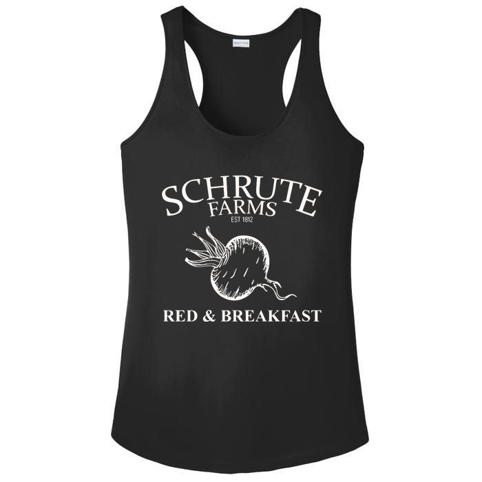 Schrute Farms Bed And Breakfast The Office Funny Ladies PosiCharge Competitor Racerback Tank