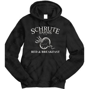 Schrute Farms Bed And Breakfast The Office Funny Tie Dye Hoodie