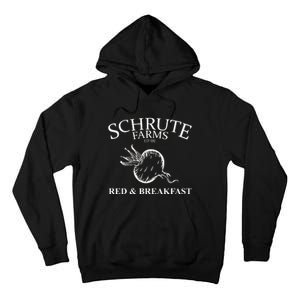 Schrute Farms Bed And Breakfast The Office Funny Tall Hoodie