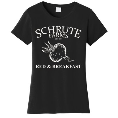 Schrute Farms Bed And Breakfast The Office Funny Women's T-Shirt