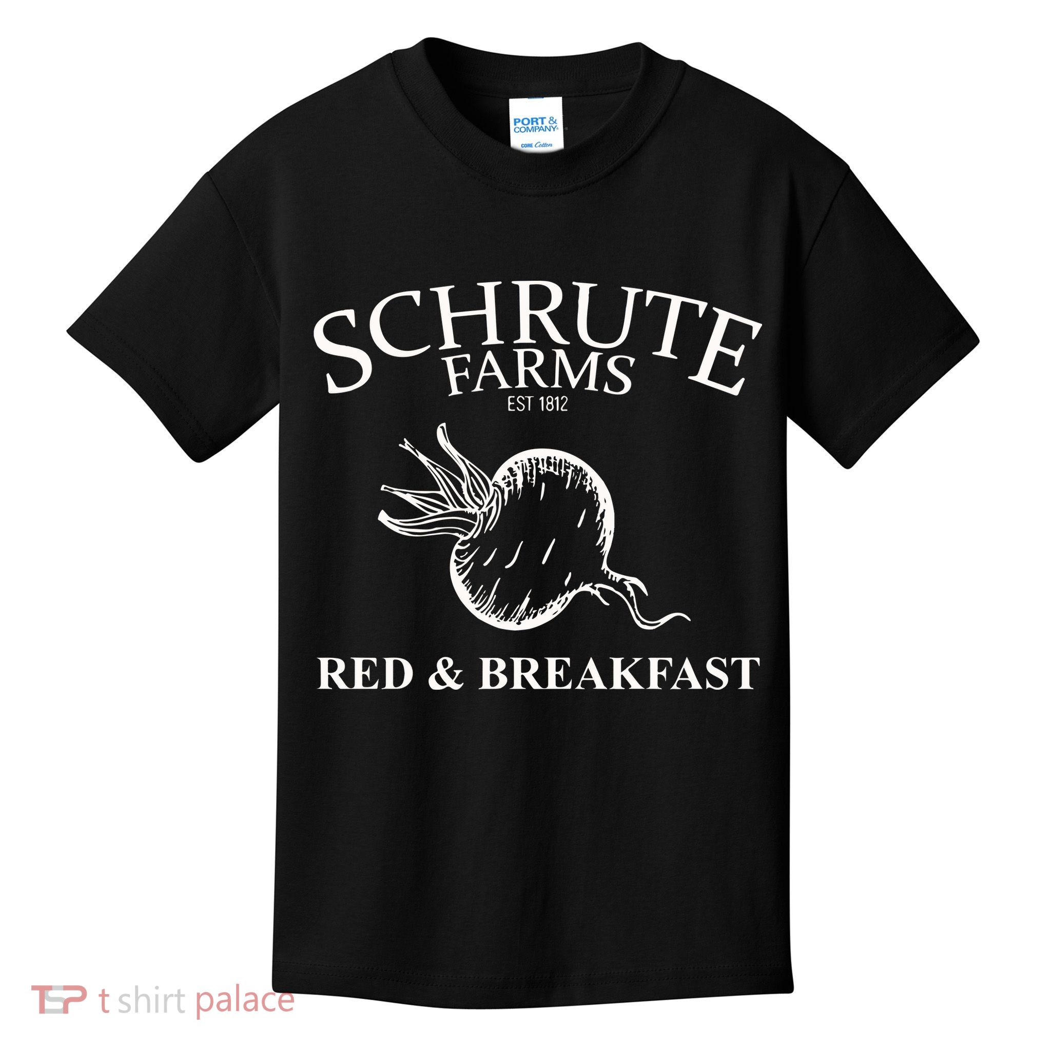 Schrute Farms Bed And Breakfast The Office Funny Kids T-Shirt